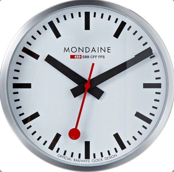 Image 1 of Mondaine Official Railway Clock Design