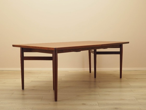 Image 1 of Table en teck, design danois, années 1960, designer : Arne Vodder, fabricant : Sibast