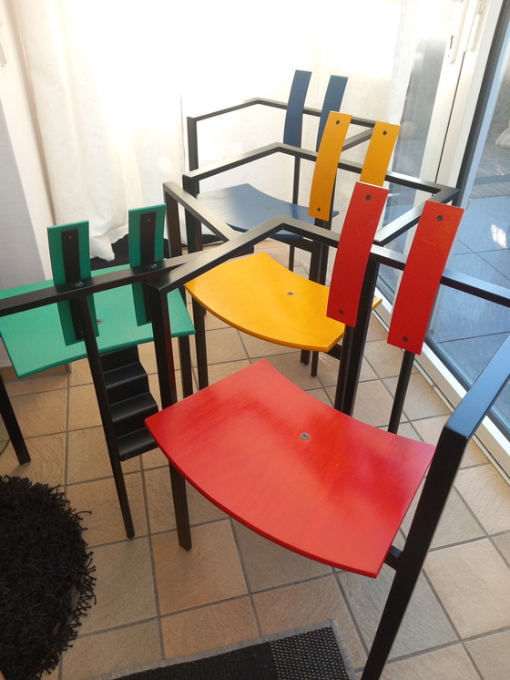 Image 1 of 4x Chaises Kff Design, Mod.Trix