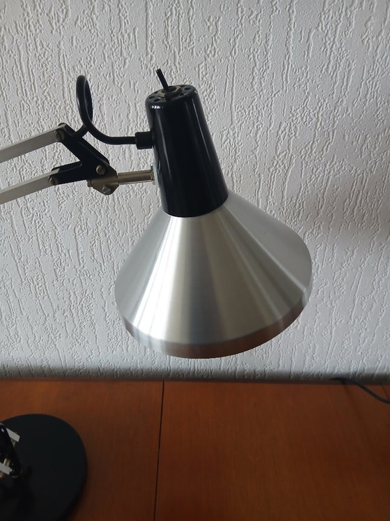Architecten Bureaulamp T9, Hala Zeist - Vintage, Tafellampen, Metaal, Zilver (foto 7 van 9)
