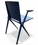 Gispen Mondial blue with armrests