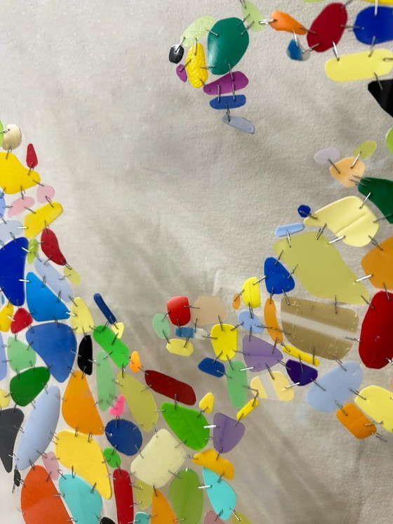 Image 1 of Large expressionist composition on Plexiglas