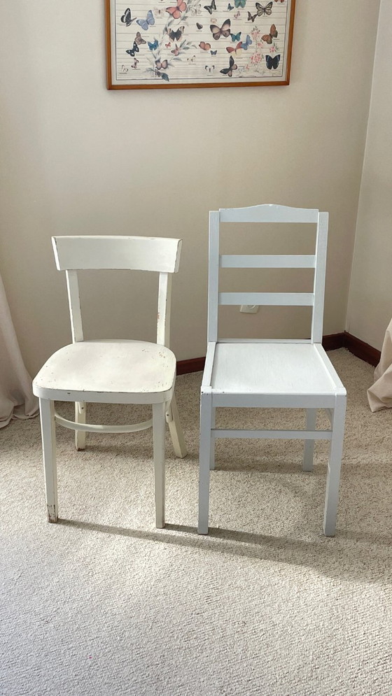 Image 1 of Coppia di sedie da bistrot vintage
