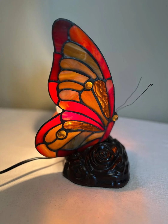 Schmetterlingslampe – Tischlampen, Crystal, Glass, Tiffany (photo 9 of 12)