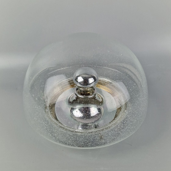 Image 1 of Lampada da soffitto vintage - Glashütte Limburg - Space Age Design - Ø 30 cm - Anni '70