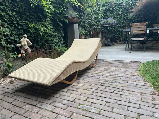 Rattan lounger lootte loom Italia Fatto Amano