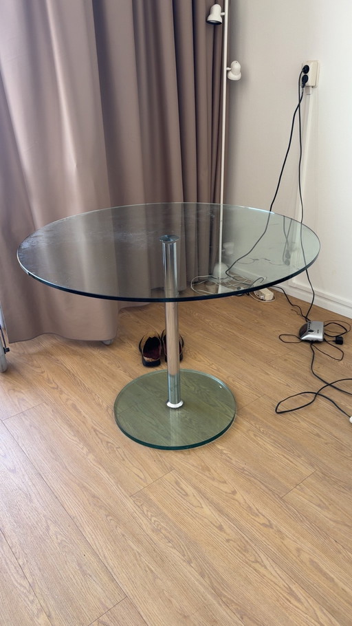 glazen eettafel