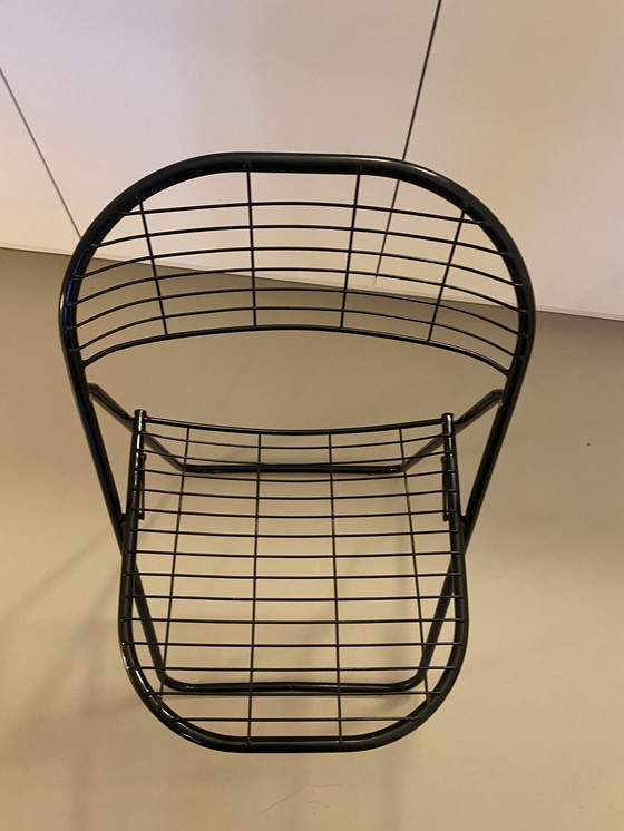 Image 1 of Wire chair folding chair Niels Gammelgaard IKEA black