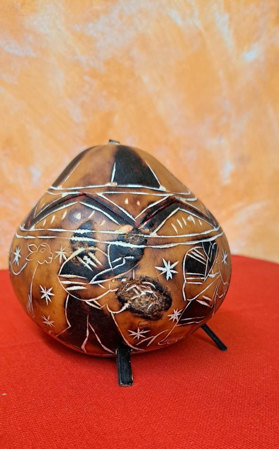 Handgemaakt Peruaans mysterie, Decoratieve objecten, Hout, Zwart (foto 5 van 8)