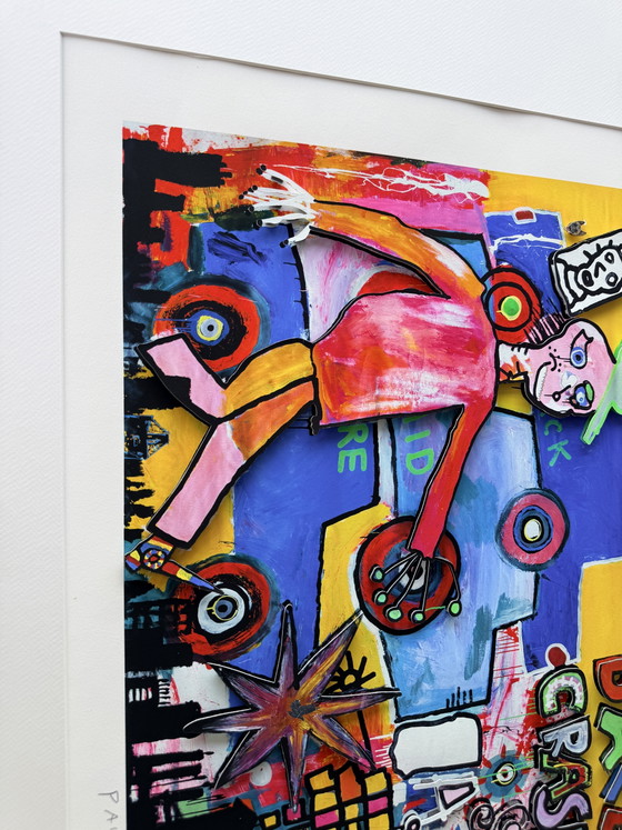 Paul Kostabiart Gemengd in reliëf – Kunst, Paper, Other (photo 5 of 10)