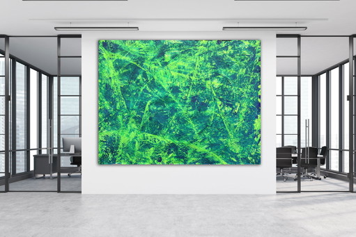 Jürgen Angeler - Tubos fluorescentes verdes