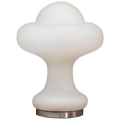 Lampe champignon en verre dépoli Peill & Putzler