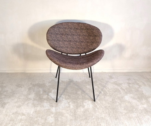 ✨🔸 Silla de diseño Cristina Cordula – Terciopelo leopardo – Edición Tati – Pieza de coleccionista única de los años 2000 🔸✨