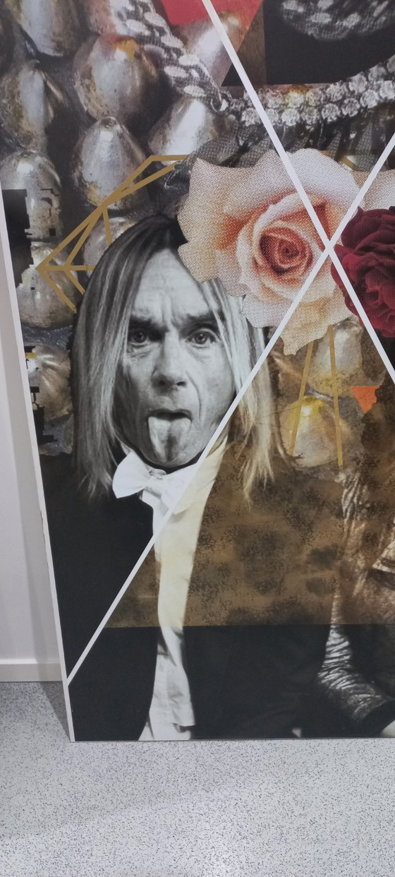 Image 1 of enorme pop-art Iggy Pop