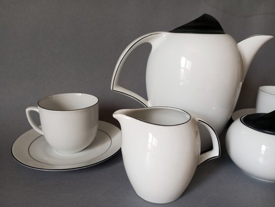 Image 1 of Zeldzaam theeservies in space-age/modernistische stijl van Winterling, Beieren, Duitsland, 1980.