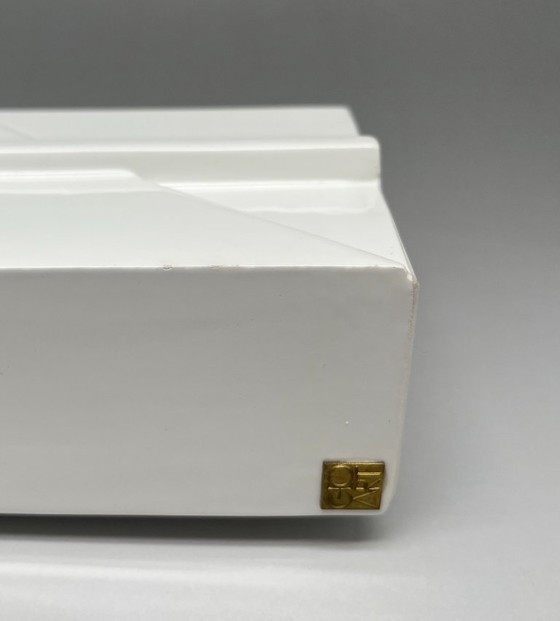 Image 1 of Postmodern GEO-ART vase “Aquarius” (Aquarius) – Attrib. Adolf Stepan – 1980s