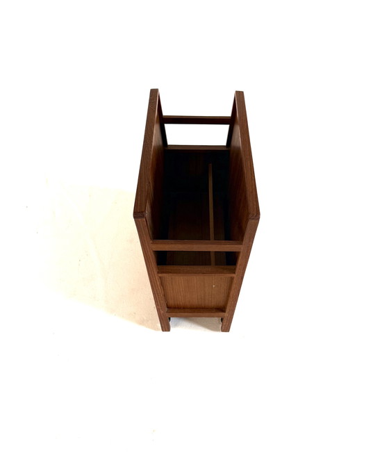 Image 1 of Vintage teak magazine basket '60s