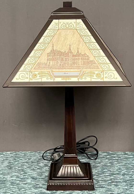 Table lamp. – Metal, Glass (photo 9 of 9)