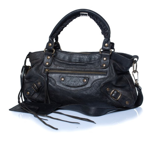 Balenciaga, Motorcycle City Bag mit flachen Nieten