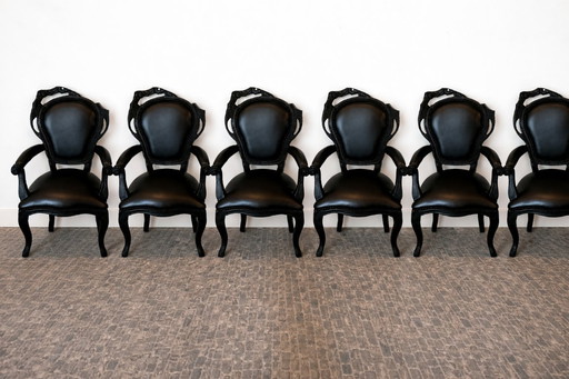 7 Maarten Baas dining chairs