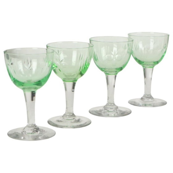 Image 1 of Uranium Aperitief Glazen Val Saint Lambert