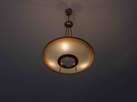 Image 1 of Lampadario in vetro Fontana Arte