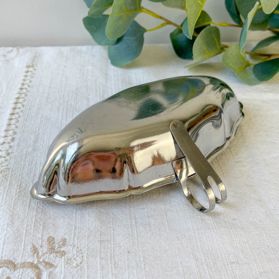 Vintage 70s Stainless Steel Gravy Boat – Crockery, Retro (photo 7 of 8)