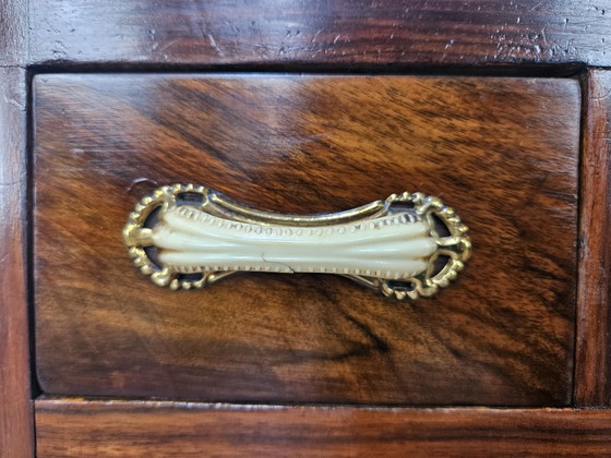 Image 1 of Art Decò bedside tables in briar root and Bakelite