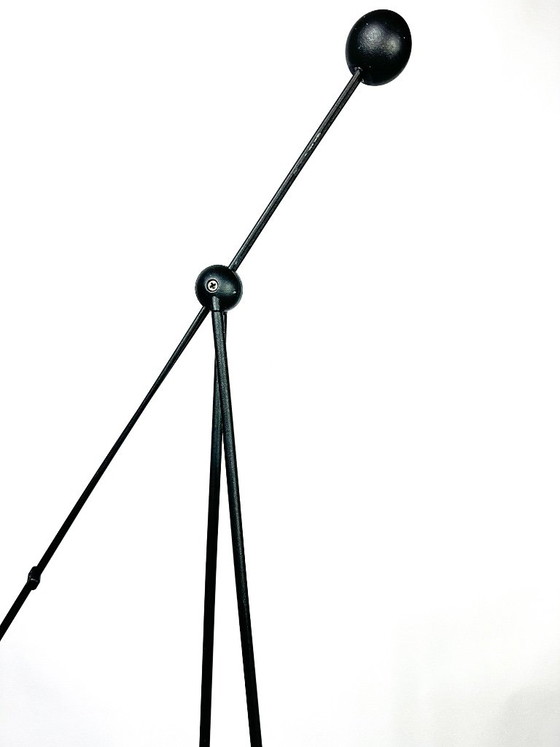 Vintage Yuki vloerlamp, Stefano Cevoli, Verlichting, Metaal, Zwart (foto 4 van 10)