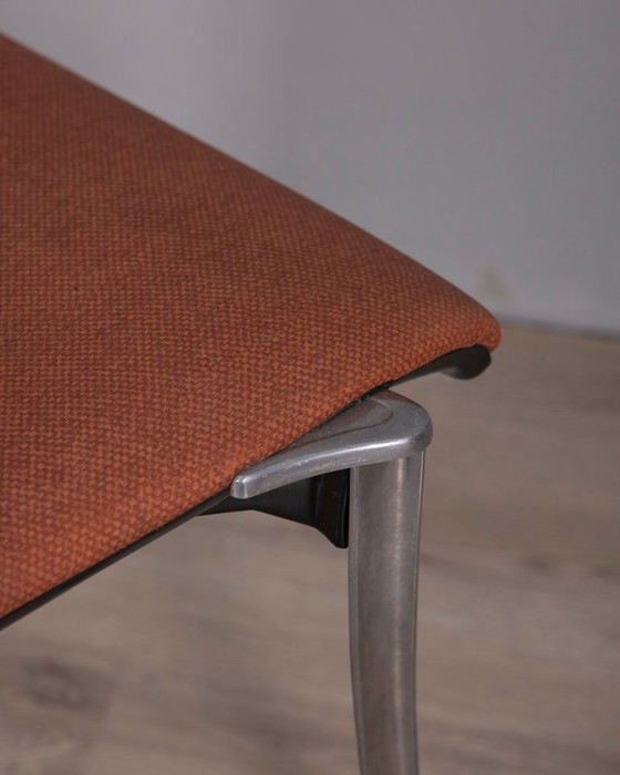 Image 1 of Set di 5 sedie vintage "Coro" degli anni '80, disegnate da Luigi Origlia per Origlia Italy.