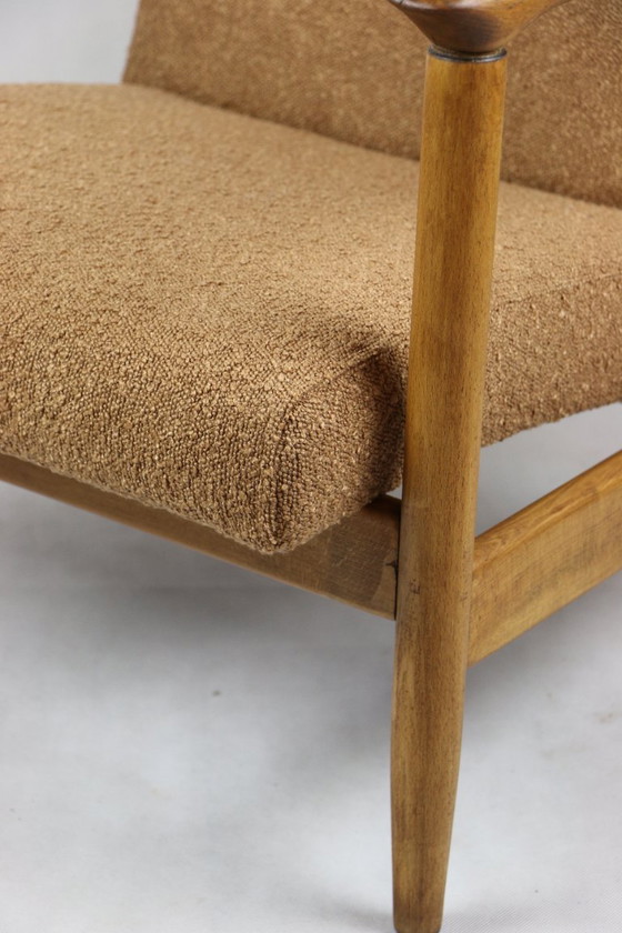 Image 1 of Orange Gold GFM-142 Armchair by Edmund Homa, 1970s