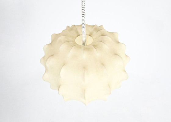 Image 1 of Cocoon Hängeleuchte von Achille & Pier Giacomo Castiglioni für Flos, 1960er Jahre