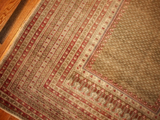 Image 1 of Handmade antique Turkish Ghurdes prayer rug 4.10' x 7.3' (152cm x 222cm) 1870s - 1B427