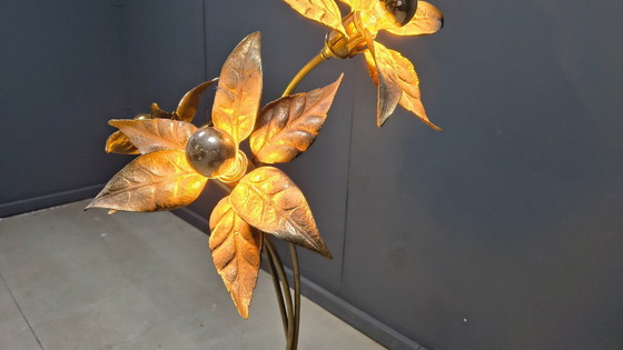 Image 1 of Willy daro flower floor lamp, 1970s