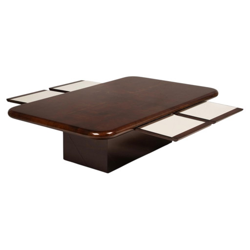 Couchtisch Modell 2315 aus Pergament von Giorgio Tura für Aldo Tura Milano, 1980
