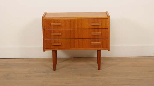 Commode vintage | 3 tiroirs | Table de chevet