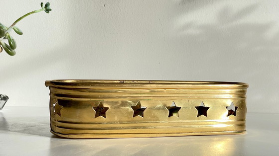 Image 1 of Candeliere vintage in ottone per 4 candele