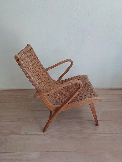 Vintage Papercord V & D Fauteuil