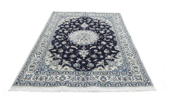 Image 1 of Original Handgeknüpfter Perserteppich Nain Kashmari 242 X 170 Cm Top Zustand