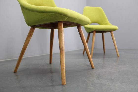 Image 1 of 1960s Miroslav Navratil Fiberglass Shell Lounge Side Chairs, Czechoslovakia