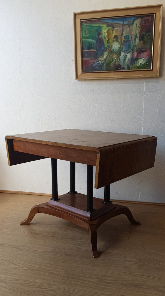 Image 1 of Großer, verstellbarer viktorianischer Tisch.