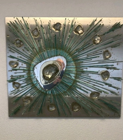 Immagine: collage di vetro di Heike-Astrid Betz