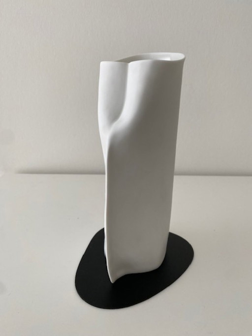 Rosenthal Studio Line Johan Van Loon 1980's Iconische Sculpturale Vaas