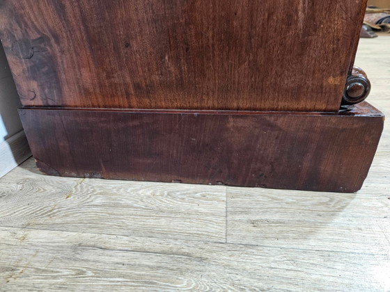 Cómoda Chiffonier Biedermeier de Caoba, Siglo XIX (photo 13 of 24)