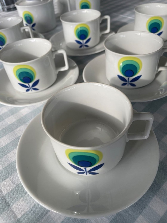 Servizio da caffè da 15 pezzi Schirdding Bavaria ‘70 – schirnding bavaria, Stoviglie, Porcelain (photo 3 of 5)
