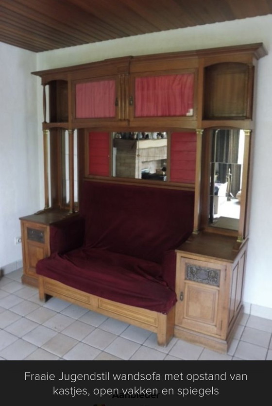 Image 1 of Sillería Art Nouveau / sofá / armario / rincón acogedor