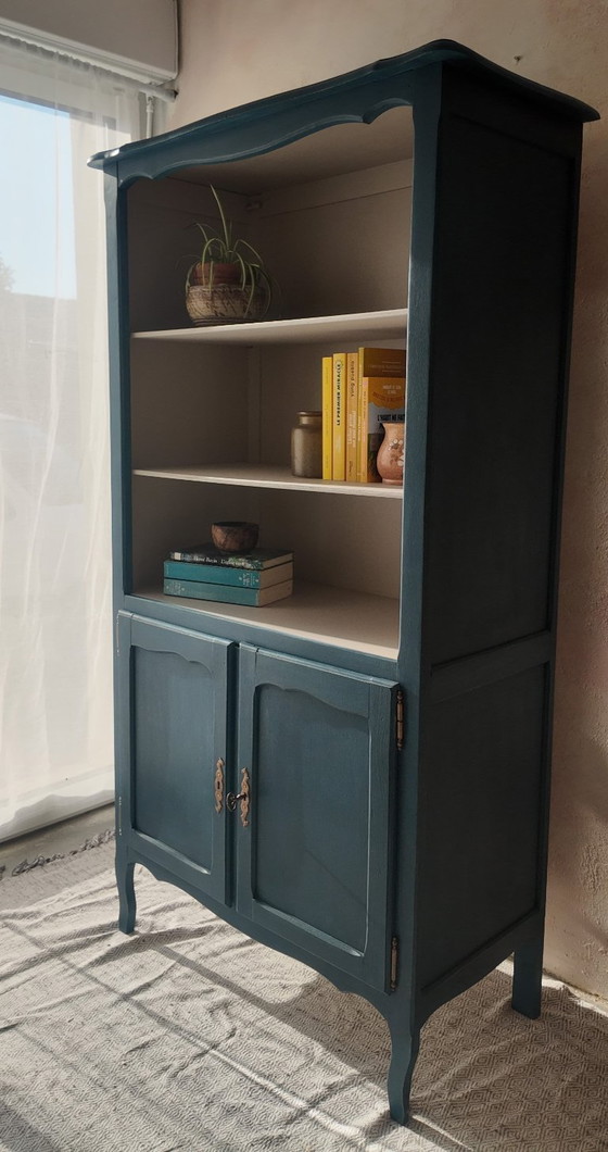 Louis XV Style Sideboard/Open Bookcase – Wood (photo 14 of 23)