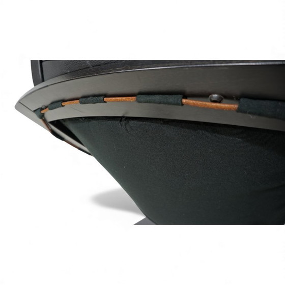 Image 1 of Fauteuil lounge en cuir Nelo Kroken par Åke Fribytter, 1970