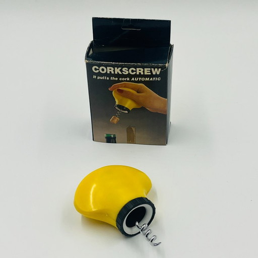 Sacacorchos Automático Pop Amarillo