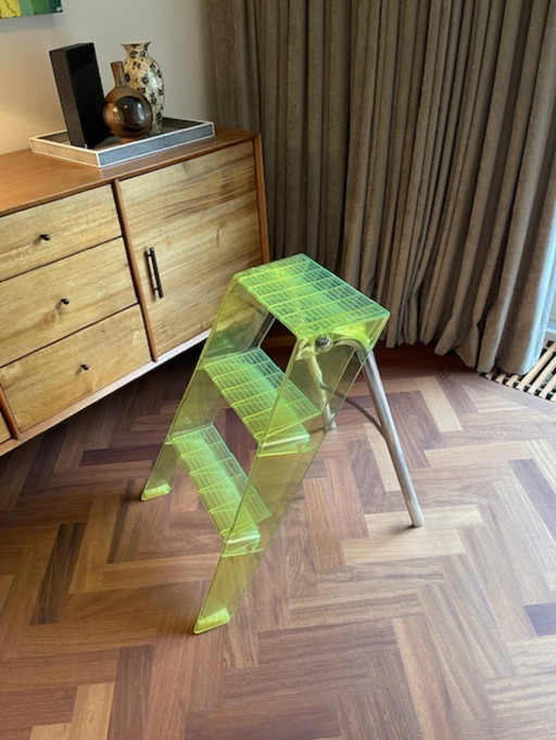 Kartell Upper design trap/stepladder (3 treden) - kleur GEEL
